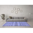 thumbnail image 3 of Ahgly Company Indoor Round Abstract Blue Modern Area Rugs, 5' Round, 3 of 4