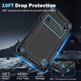 thumbnail image 6 of SUPNICE Case for Samsung Galaxy Tab A9 8.7 Inch 2023 (SM-X110/X115/X117) with Kickstand, Shockproof Bumper Case for Galaxy Tab A9 2023 8.7”,Blue, 6 of 7