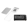 Courant TO621K 2 Slice Compact Toaster Oven with Bake Tray and Toast