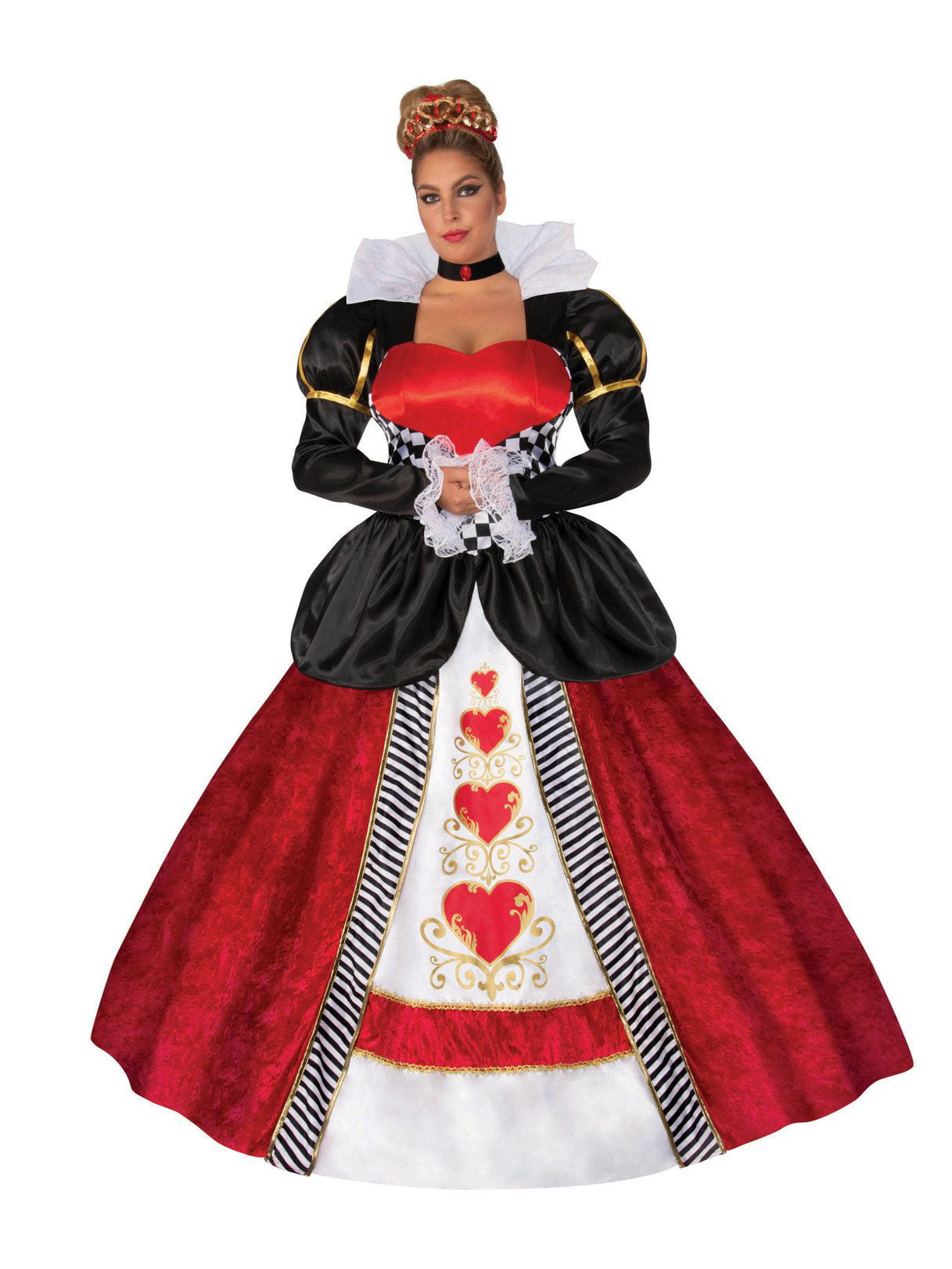 Alice in Wonderland Queen of Hearts Card Plus Costume - Walmart.com