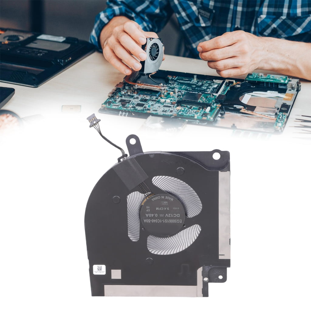 CPU GPU Fan Laptops Cooling Fan DC12V 4Pin 4wires Coolers Fan for R2 P48E Laptops Part