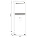 thumbnail image 4 of Refrigerador 382 litros (14 pies cúbicos) Hisense RT14N6CDX color Acero inoxidable, 4 of 6