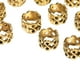 thumbnail image 5 of Anillos de pelo trenzado Sunnimix Oro 10 piezas, 5 of 8