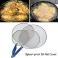 thumbnail image 5 of 4Size Anti Splatter Guard Oil Net Splash Cover Pan Screen Kitchen Cooking Frying, 5 of 5