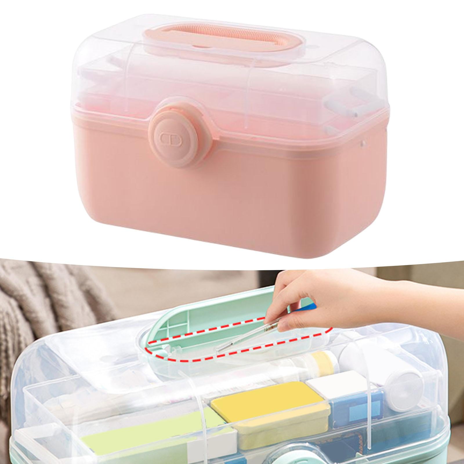 First Aid Carrying Organizer Bandages Tool Box