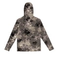 thumbnail image 6 of Camouflage T-shirt with Face Mask Long Sleeve Ice Silk Summer Fishing Shirt Breathable Sunscreen Hooded Fishing Top, 6 of 6