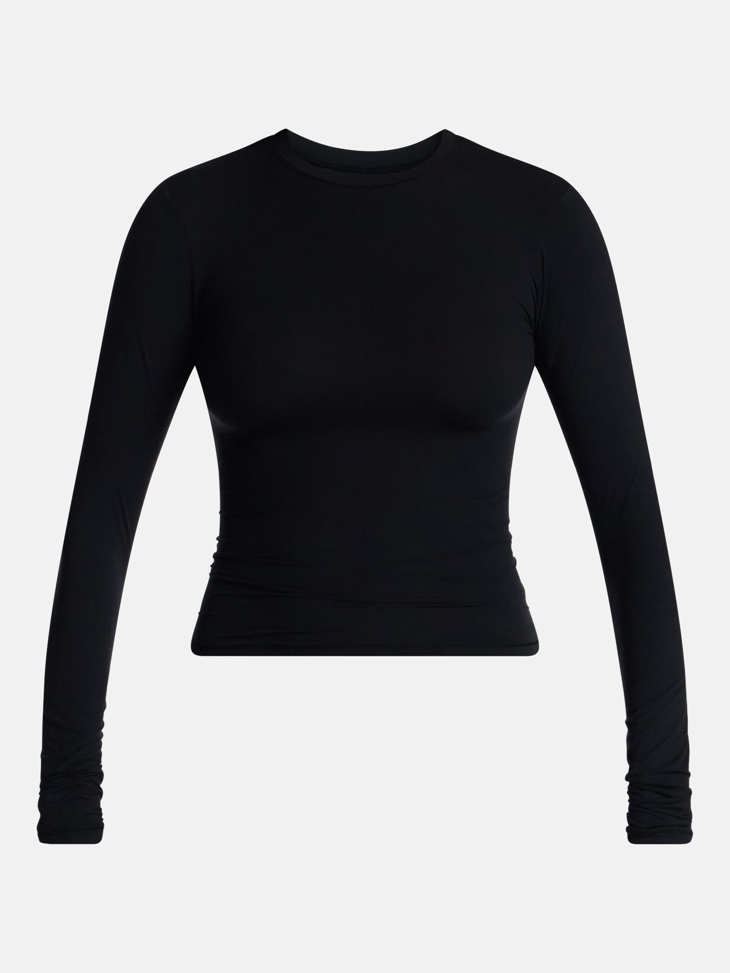 No Boundaries Fit Stretch Tee with Long Sleeves, Women's XS-XXXL