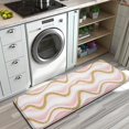 thumbnail image 3 of Pink Gold Wave Marble Pattern Kitchen Rug Mat,Kitchen Runner Rugs Non Skid Washable,Decorative Kitchen Floor Mats for Kitchen,Sink,Laundry,17"x47.2", 3 of 7