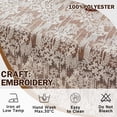 thumbnail image 5 of Lace Embroidered Tablecloth. Rectangle Lace Vintage Tablecloth Table Protector for Kitchen Dining Room Party Banquet Home Picnic Wedding Decoration (86×53 inch), 5 of 8