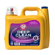 ARM & HAMMER Deep Clean Odor Formula Liquid Laundry Detergent, Radiant Burst, 150 Fl Oz