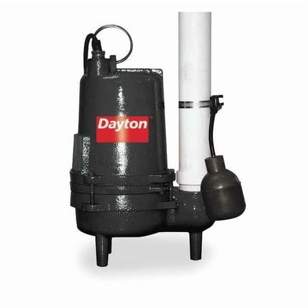 4/10 HP 2 Auto Submersible Sewage Pump 115V Tether 3BB87