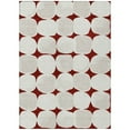 thumbnail image 2 of Addison Rugs Chantille Indoor/Outdoor Transitional Circles Burgundy Washable Rectangle Rug, 9' x 12', 2 of 6
