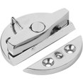 thumbnail image 1 of Stainless Steel Round Latch,turn Button Catch Rotate Latch Lock For Boat Door Cabinet Hatchway Marine Hardware Accessories (1pc, Silver), 1 of 2