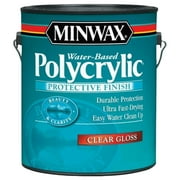 Minwax 13333000 Polycrylic Water-Based Protective Clear Finish, 1 gallon, Satin