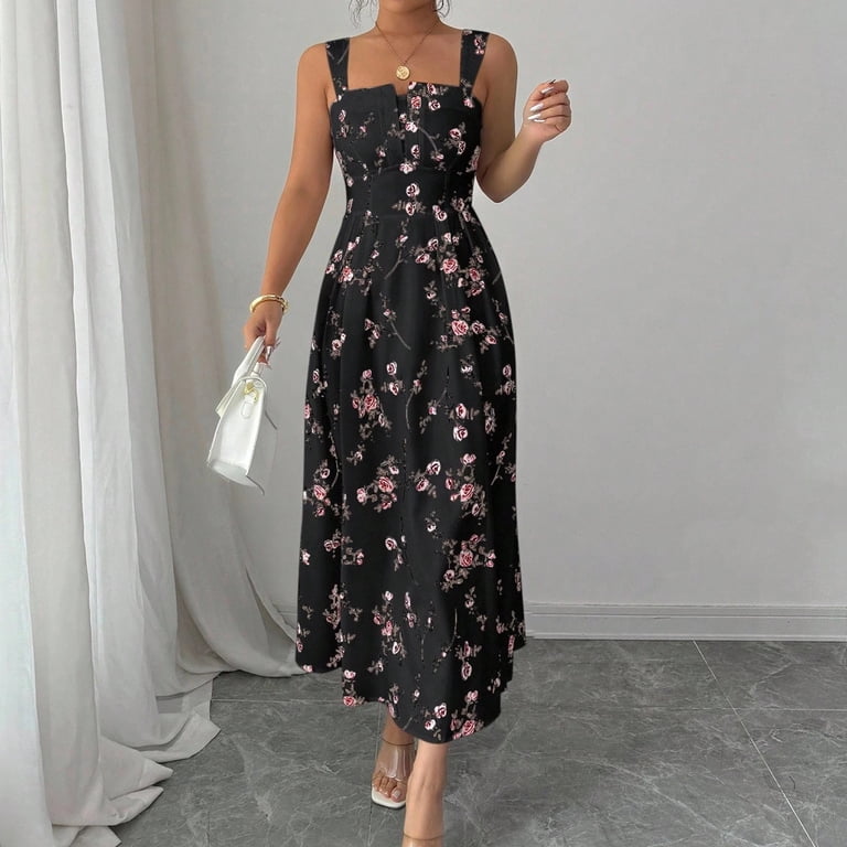 summer tea party dresses Afternoon Dress Shoulder straps Tea Party Dress