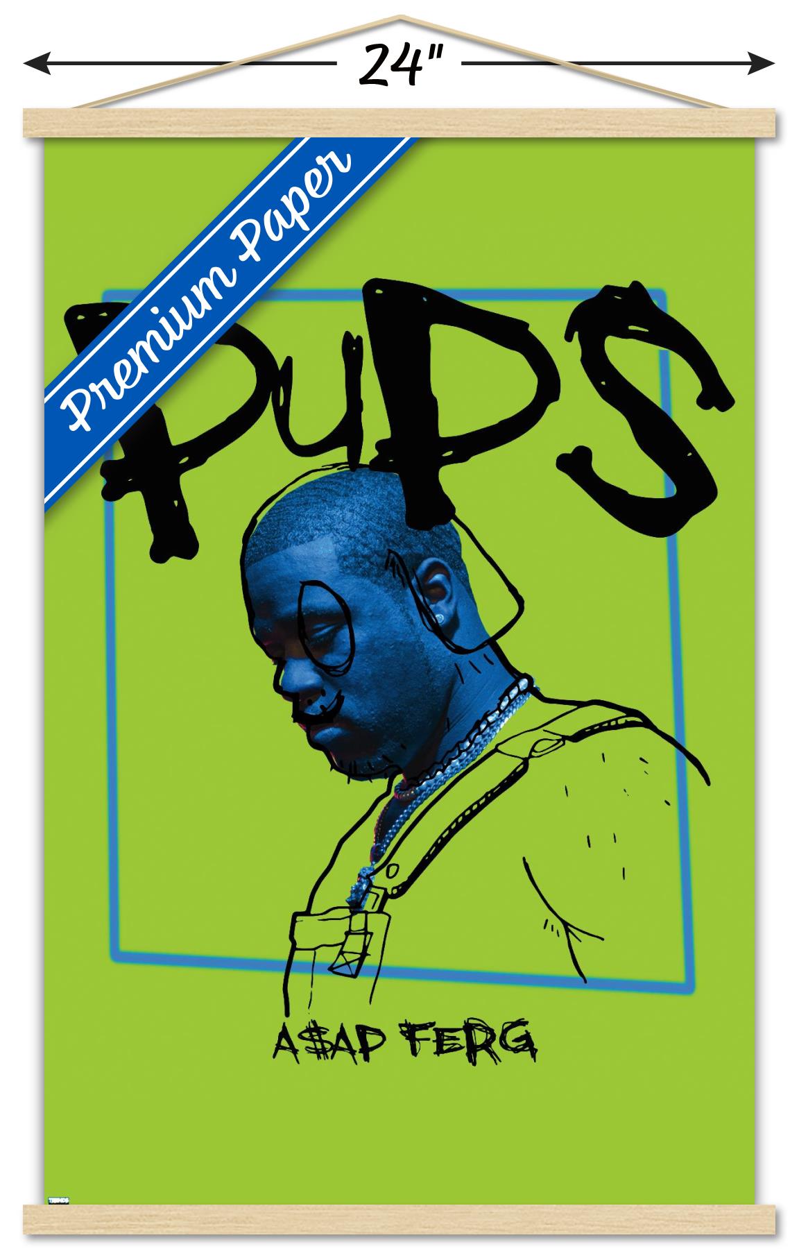 A$AP Ferg - Pups 40" x 24" Poster, by Trends International