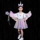 thumbnail image 2 of Alas de arcoíris con plumas de ángel, regalo de cumpleaños para niña, accesorios para presentaciones en el escenario, varita mágica luminosa de hadas, 2 of 3
