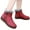 Red, variant on Womens Winter Snow Boots Waterproof Insulated Slip on Outdoor Ankle Booties Shoes