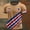 Earthy Yellow, variant on 2026 New USA Soccer Jersey T-Shirt, United States Jersey Soccer, USA Team Pattern Crew Neck Short Sleeve Athletic Casual Football Top for Adult(Earthy Yellow, XL)