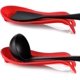 thumbnail image 1 of Reposacucharas de silicona, soporte para utensilios de cocina para cocina (2 unidades, rojo) WD.WDQZL Hogar, 1 of 7