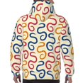 thumbnail image 7 of Pofeuu Snake Print Mens Casual Hooded Collar Drawstring Hoodies Pullover Sweatshirts Casual Long Sleeve Shirts-3X-Large, 7 of 7