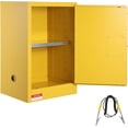 thumbnail image 1 of Armoires de Rangement pour Dangers, Armoire de Sécurité Inflammable Résistante au Feu, Rangement de Liquides Inflammables en Acier Laminé à Froid avec Plateau Anti-Déversement, Ventilation, Mise à la Terre et Tablette Ajustable, Atelier Industriel Garage, 1 of 1