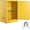 Yellow 12 Gal, variant on Hazardous Storage Cabinets, Flammable Cabinet, Cold-Rolled Steel Flammable Liquid Storage Cabinet Auto Closing Door for Industrial Use, Flammable Safety Cabinet, Cold-Rolled Steel Fire Resistant