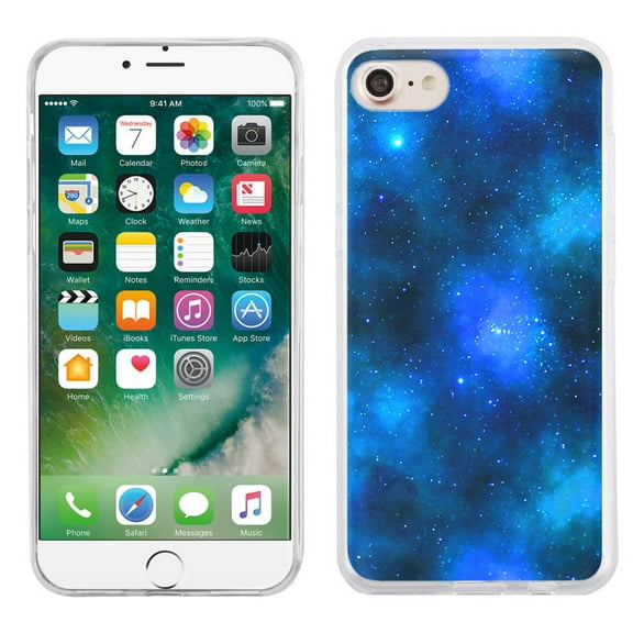 Slim-Fit case for Apple iPhone 8, OneToughShield ® TPU Gel Protector Phone Case - Cosmos/Stars
