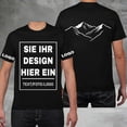 thumbnail image 2 of Zylarhe Mens Tshirt, Custom Photo T Shirt Summer Short Sleeve Tee For Picture Printing Idea Cool Comfortable Casual Wear Black L, 2 of 7