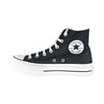 thumbnail image 4 of Converse Lift Hi Womens Shoes Size 7.5, Color: Black/White/White, 4 of 6