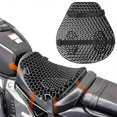 thumbnail image 1 of Motorcycle Seat Cushion Shock Absorption 3D Honeycomb Mesh Motorbike Scooter Seat Pad Waterproof Motorbike Cushion Seat Cover, 1 of 5