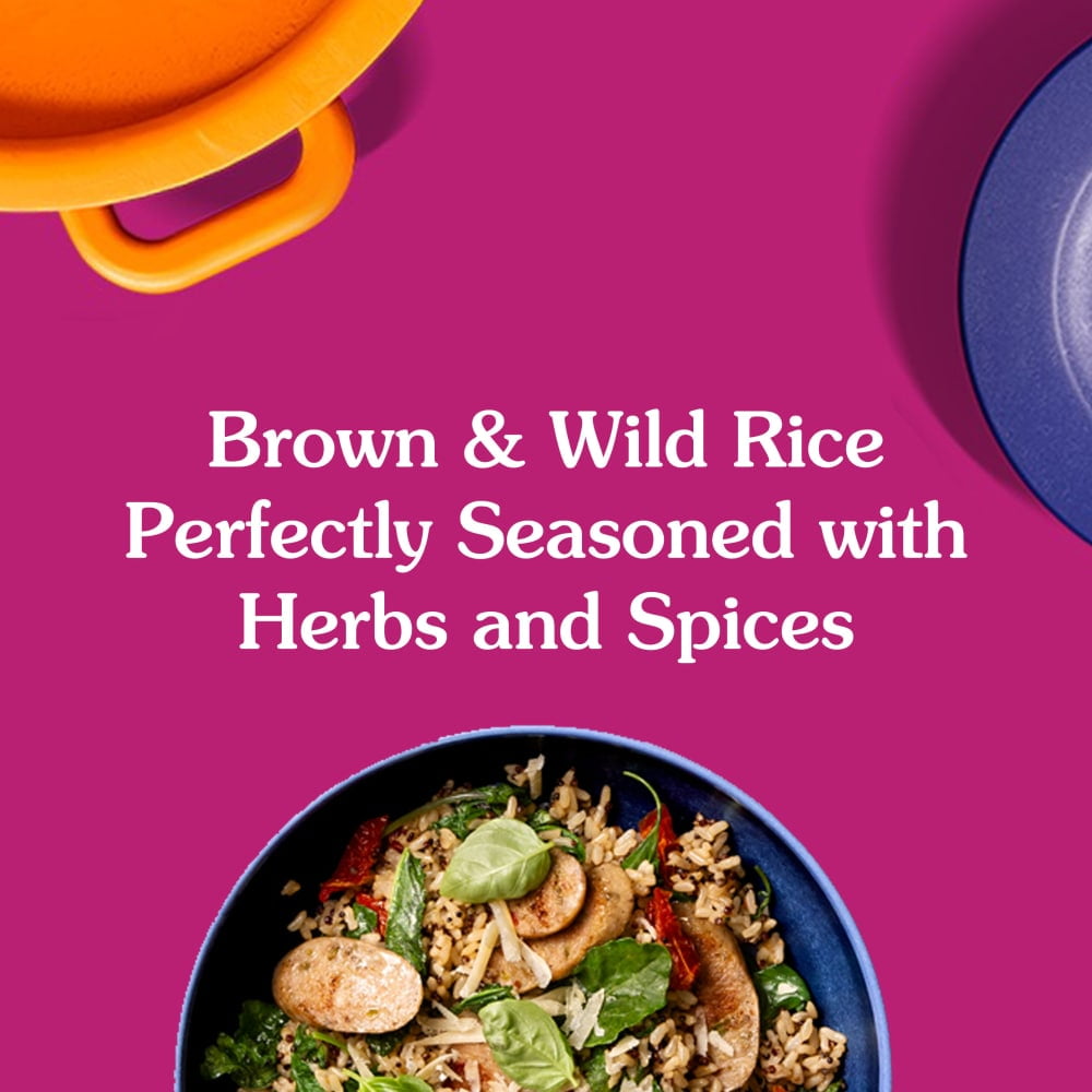 Pack of 2 Ben's Original Ready Rice Whole Grain Medley Flavored Rice, Easy Dinner Side, 8.5 oz Pouch, 8.5 oz (packaging may vary)