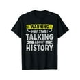 thumbnail image 1 of Camiseta con estampado 100 % algodón "Me encanta la historia", divertida camiseta de regalo para amantes de la historia., 1 of 6