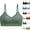 Green, variant on V-Neck Sports Bras for Women - Adjustable Thin Straps Padded Yoga Top Basic Wireless Camisole 2026 Brown M