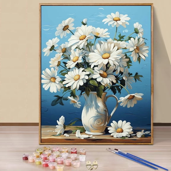 JYLMOOD Paint by Numbers for Adults Kits, DIY Easy Painting by Numbers for Gift Home Wall Decoration 16x20in without Frame