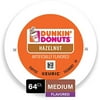 Dunkin Donuts Coffee, Flavored Hazelnut Coffee, K Cup Pods For Keurig Coffee Makers, 64 Count