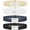 B-black+blue+white+khaki, variant on 4 Pack Women Stretch Belt Invisible Elastic Web Strap Belt for Pants Jeans Dresses