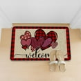 thumbnail image 3 of Valentine's Day Non- Heart Doormat - Indoor Outdoor Entrance & Bathroom Mat | Dirt Trapper for Valentine's Day Decor,Watermelon Red, 3 of 7