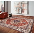 thumbnail image 3 of Pasargad Home Serapi 168" x 168" Hand-Knotted Wool Area Rug in Rust/Ivory, 3 of 3
