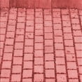thumbnail image 1 of Ahgly Company Indoor Square Patterned Light Coral Pink Area Rugs, 6' Square, 1 of 6