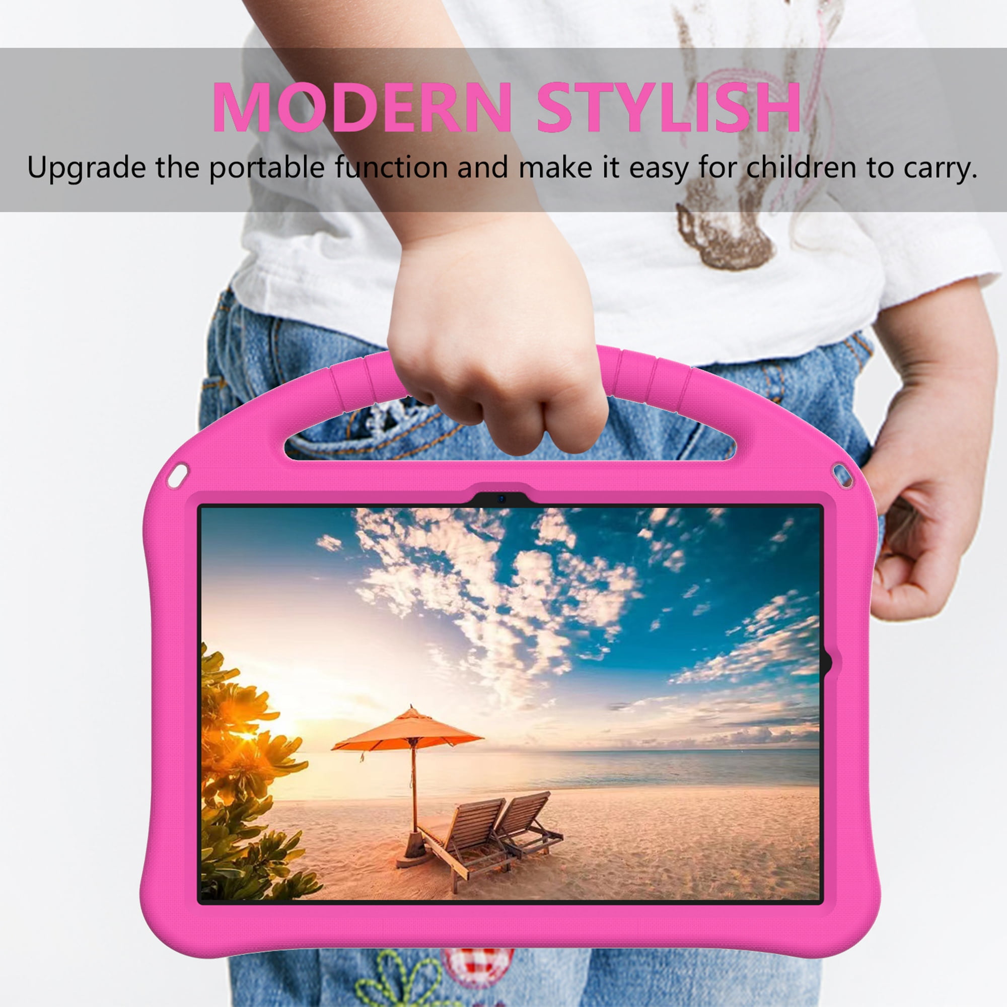 for Samsung Galaxy Tab A9 Plus(2023) SM-X210/216B Kids Case,Lightweight EVA  Kid Friendly Shockproof Protective Case,Handle Stand Heavy Duty Tablet