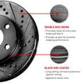 thumbnail image 5 of R1 Concepts Front Rear Brake Rotor Kit |Brake Rotors| Brake Disc |Drilled and Slotted WHPN2-75000, 5 of 5