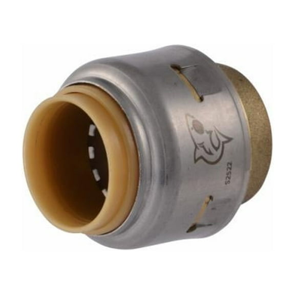 SharkBite Max UR514A Push-Fit Pipe Endstop, Lead Free, 1/2 In. - Quantity 24