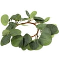 thumbnail image 2 of Multi-use Pillar Candle Ring Wreath Artificial Wreath Greenery Candle Ring, 2 of 8