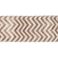 thumbnail image 1 of Vickerman 4" x 10 Yard Gold-Cream Chevron Lame Ribbon, 1 of 7