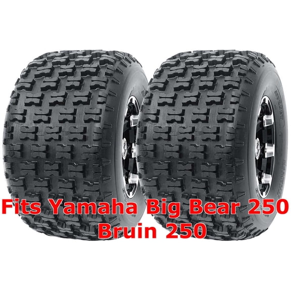 Set 2 WANDA Sport ATV Tires 22x10-10 Yamaha Big Bear 250 Bruin 250 Rear P336
