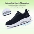 thumbnail image 5 of GOOBON Women's Walking Shoes Arch Support Orthotic Breathable Tennis Sneakers for Plantar Fasciitis Pain Relief US Size 6-11, 5 of 7