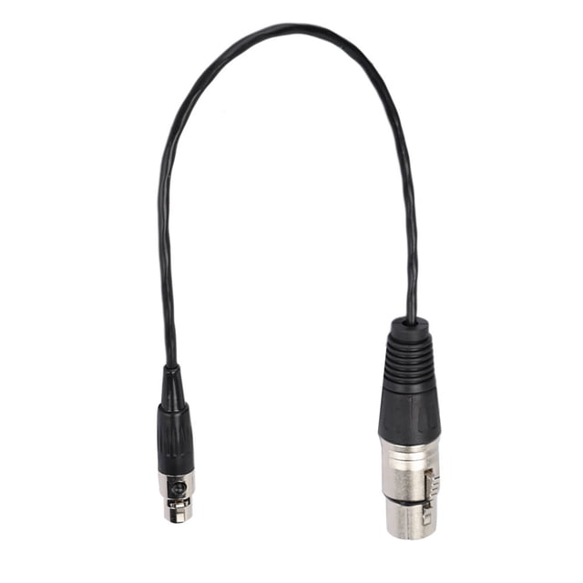 Cable de cable xlr, mini xlr 3pin duradero de cobre a xlr, portátil para cámara slr