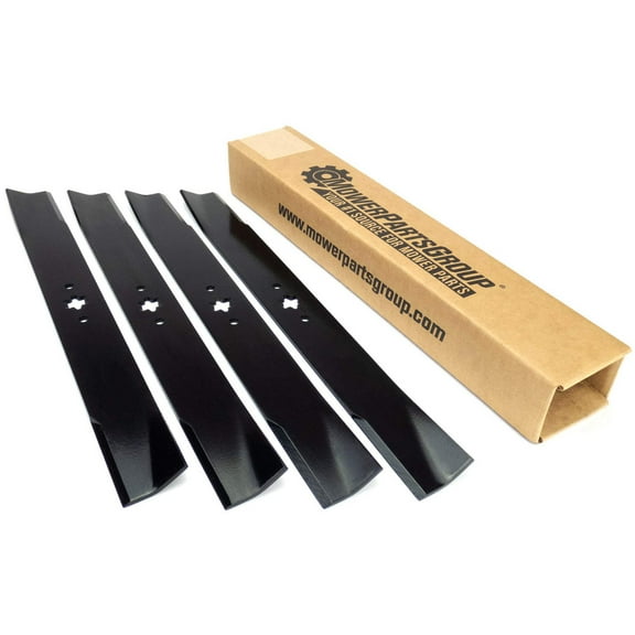 (4) Heavy Duty Blades Compatible With MTD 42" 942-04308, 742-04308, 742-04312
