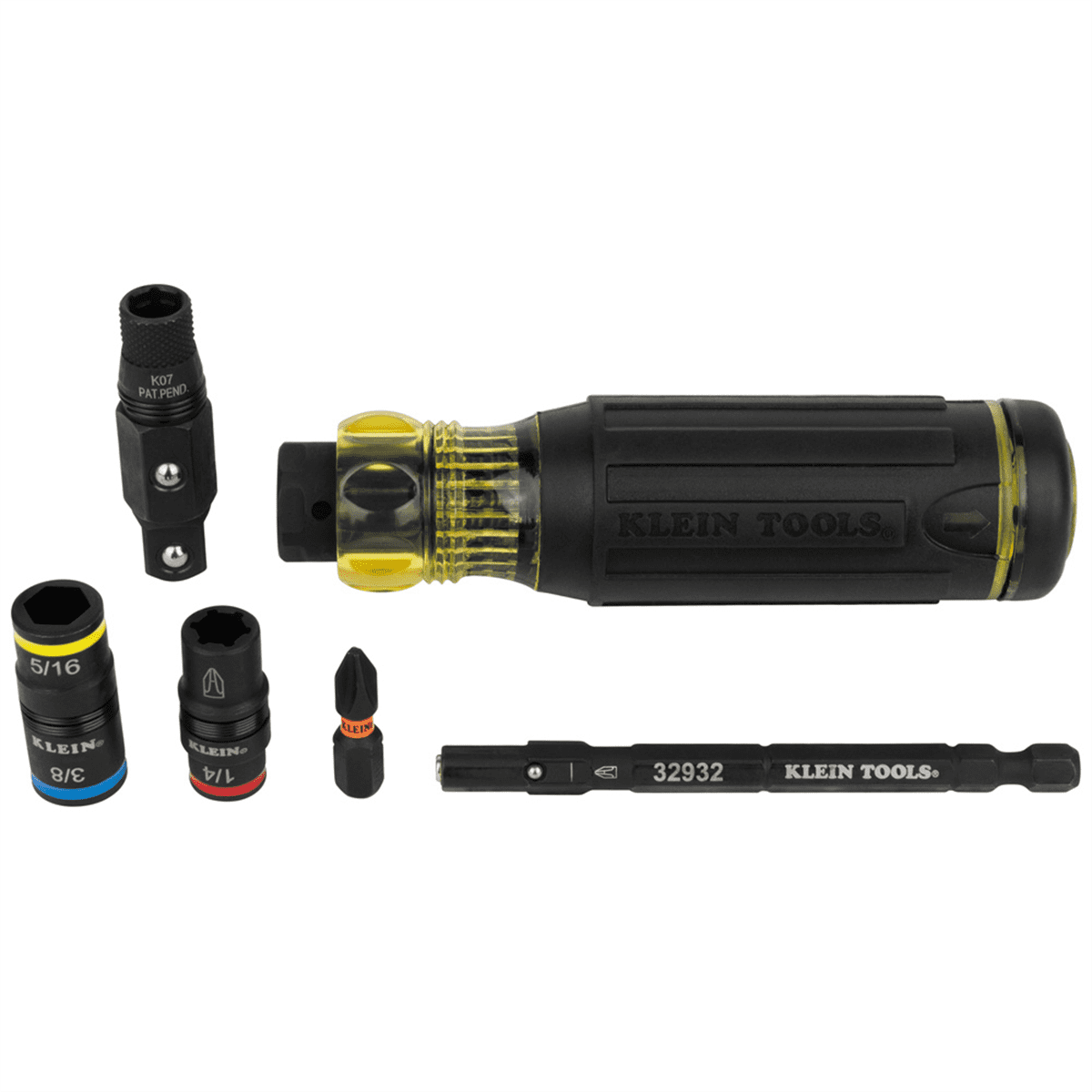 Klein Tools KNECT 17-in-1 Impact-Rated Hybrid Screwdriver / Nut Driver